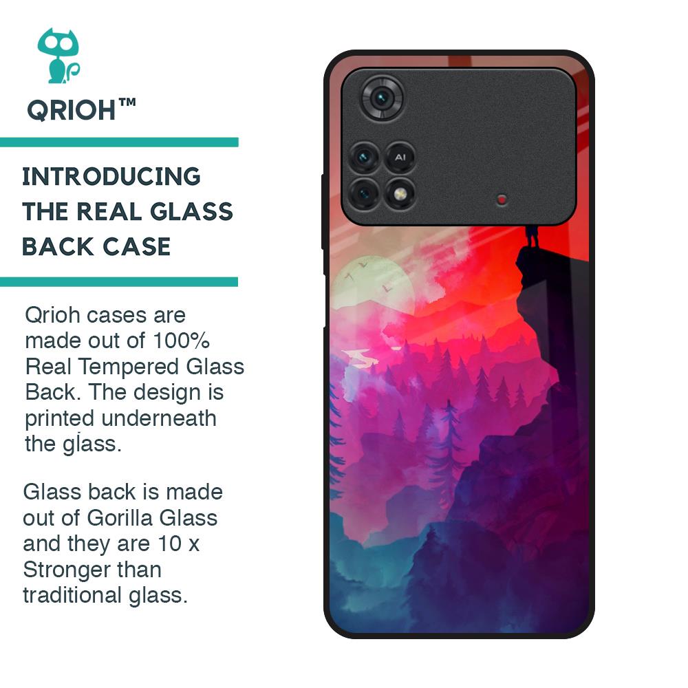 Dream So High Glass Case For Poco M4 Pro