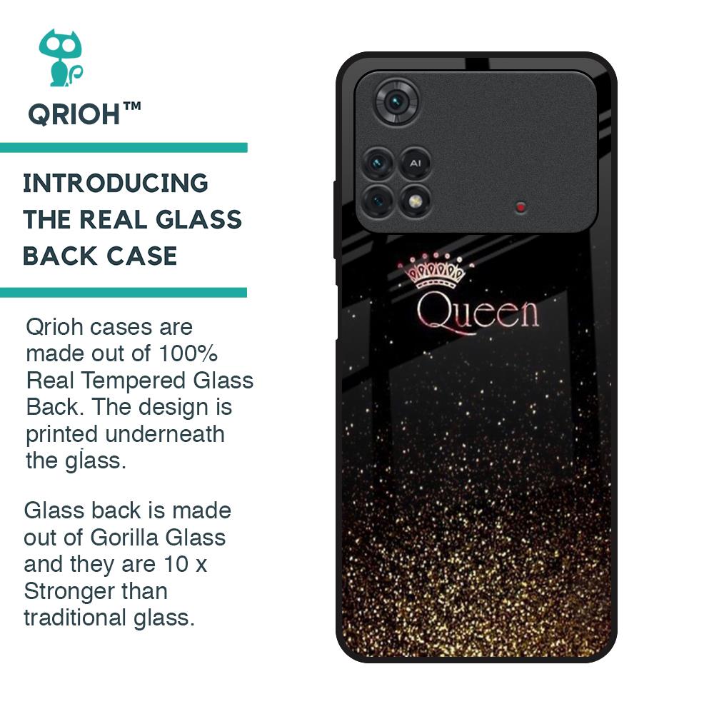 I Am The Queen Glass Case for Poco M4 Pro