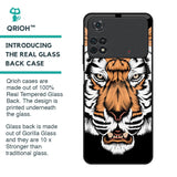Angry Tiger Glass Case For Poco M4 Pro
