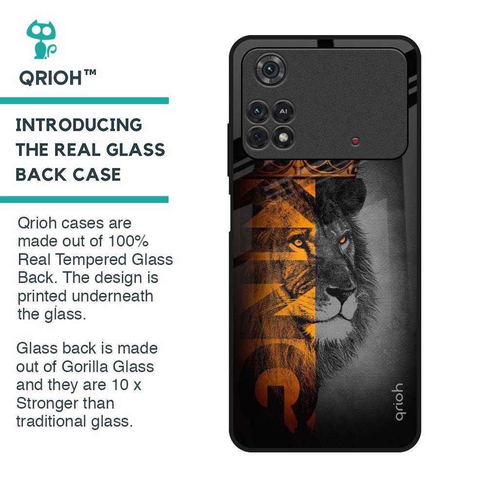King Of Forest Glass Case for Poco M4 Pro