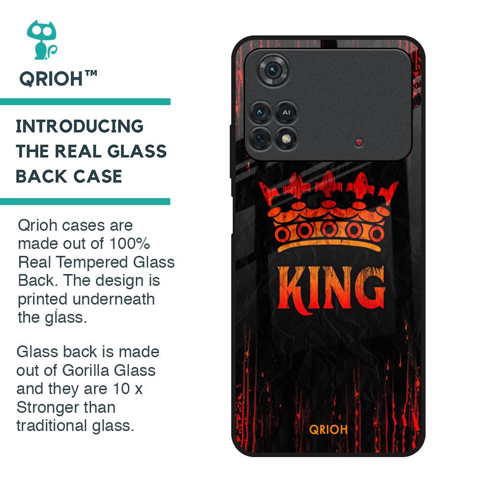 Royal King Glass Case for Poco M4 Pro