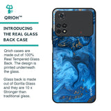 Gold Sprinkle Glass Case for Poco M4 Pro