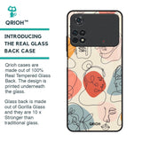 Abstract Faces Glass Case for Poco M4 Pro