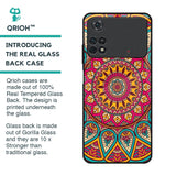 Elegant Mandala Glass Case for Poco M4 Pro