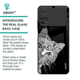 Kitten Mandala Glass Case for Poco M4 Pro