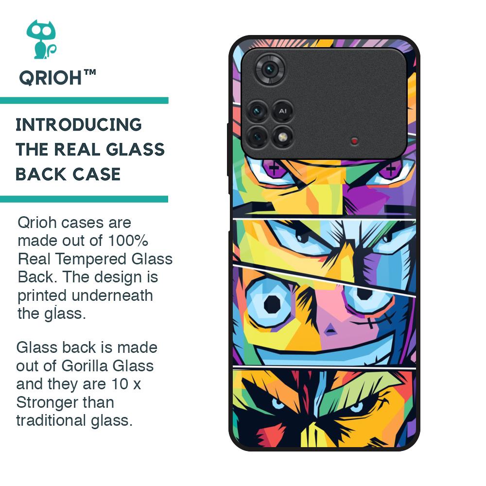 Anime Legends Glass Case for Poco M4 Pro