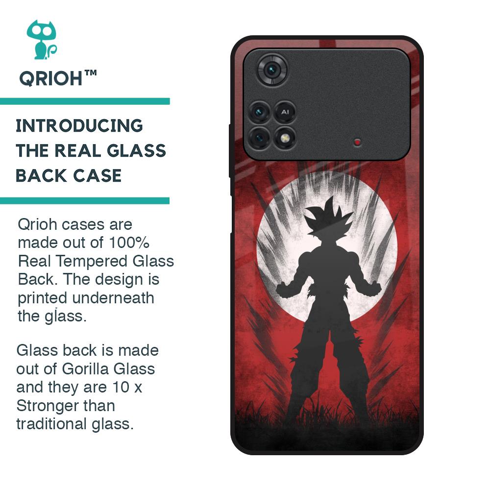Japanese Animated Glass Case for Poco M4 Pro