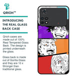 Anime Sketch Glass Case for Poco M4 Pro