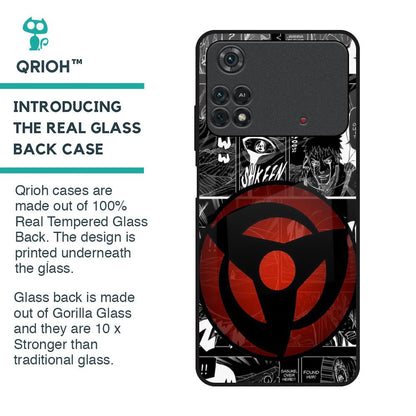 Sharingan Glass Case for Poco M4 Pro