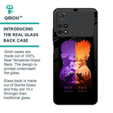 Minimalist Anime Glass Case for Poco M4 Pro