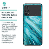 Ocean Marble Glass Case for Poco M4 Pro