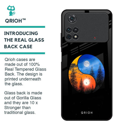 Yin Yang Balance Glass Case for Poco M4 Pro