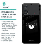 Cute Bear Glass Case for Poco M4 Pro