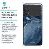 Deep Ocean Marble Glass Case for Poco M4 Pro