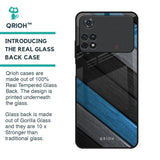 Multicolor Wooden Effect Glass Case for Poco M4 Pro