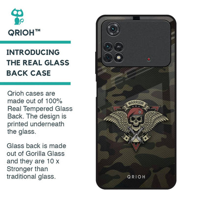Army Warrior Glass Case for Poco M4 Pro