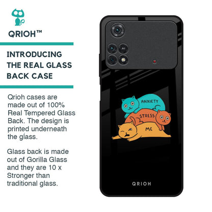Anxiety Stress Glass Case for Poco M4 Pro