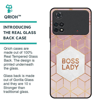 Boss Lady Glass Case for Poco M4 Pro
