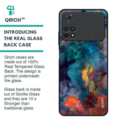 Cloudburst Glass Case for Poco M4 Pro