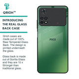 Green Grunge Texture Glass Case for Poco M4 Pro