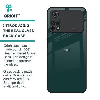 Olive Glass Case for Poco M4 Pro