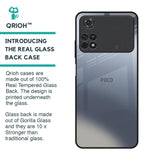 Space Grey Gradient Glass Case for Poco M4 Pro