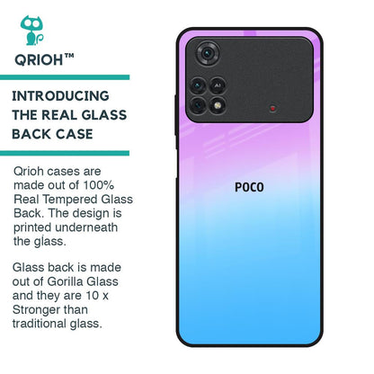 Unicorn Pattern Glass Case for Poco M4 Pro