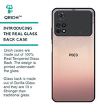 Golden Mauve Glass Case for Poco M4 Pro