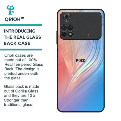 Mystic Aurora Glass Case for Poco M4 Pro