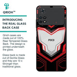 Quantum Suit Glass Case For Poco M4 Pro