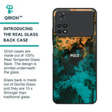 Watercolor Wave Glass Case for Poco M4 Pro