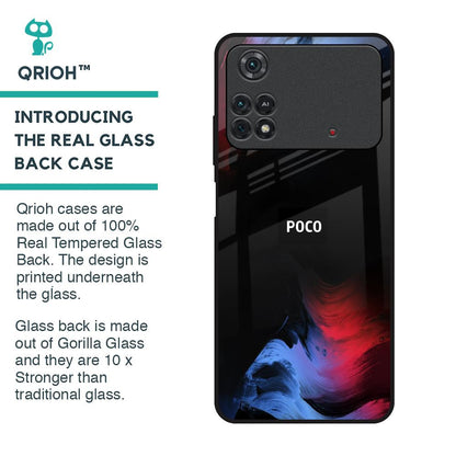 Fine Art Wave Glass Case for Poco M4 Pro