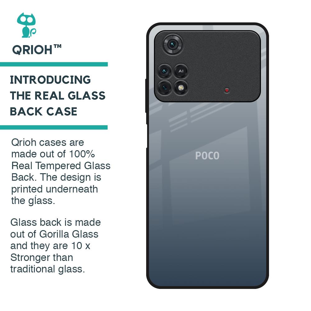 Dynamic Black Range Glass Case for Poco M4 Pro