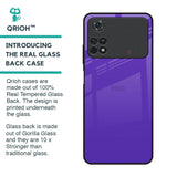 Amethyst Purple Glass Case for Poco M4 Pro