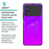 Purple Pink Glass Case for Poco M4 Pro