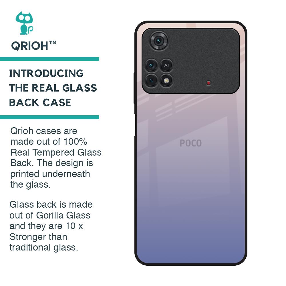 Rose Hue Glass Case for Poco M4 Pro