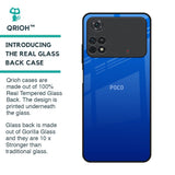 Egyptian Blue Glass Case for Poco M4 Pro