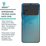 Sea Theme Gradient Glass Case for Poco M4 Pro