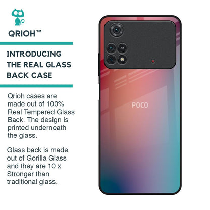 Dusty Multi Gradient Glass Case for Poco M4 Pro