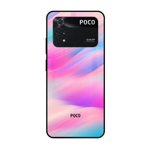 Colorful Waves Poco M4 Pro Glass Cases & Covers Online