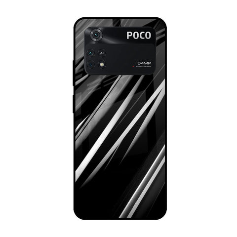 Black & Grey Gradient Poco M4 Pro Glass Cases & Covers Online