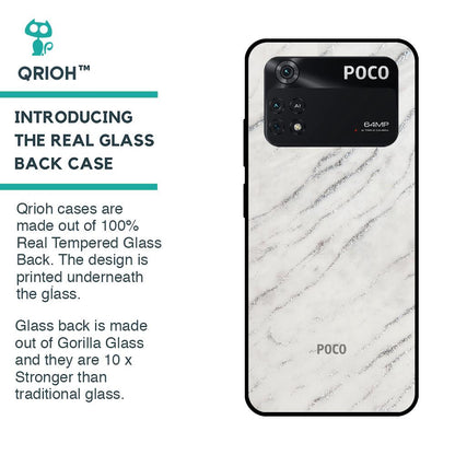 Polar Frost Glass Case for Poco M4 Pro