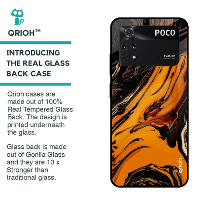Secret Vapor Glass Case for Poco M4 Pro