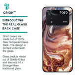 Exceptional Texture Glass Case for Poco M4 Pro