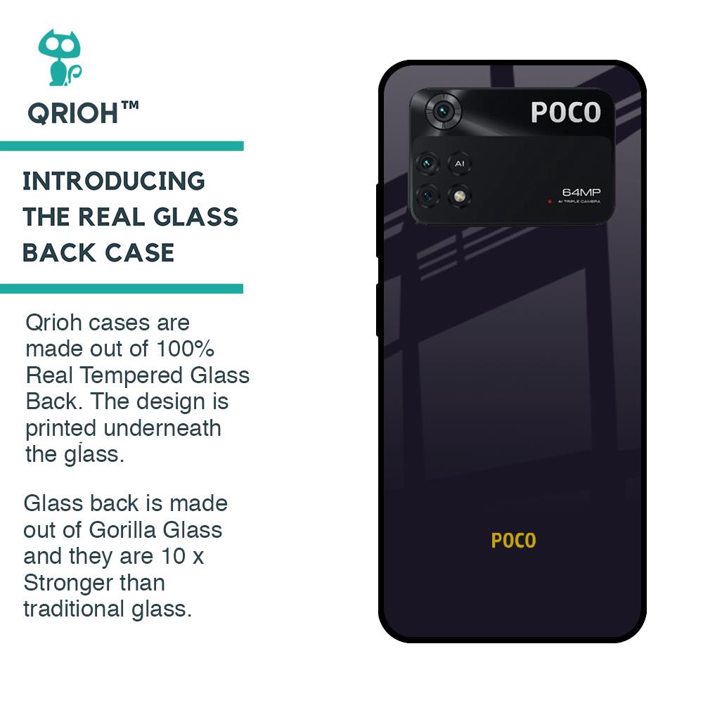 Deadlock Black Glass Case For Poco M4 Pro