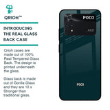 Hunter Green Glass Case For Poco M4 Pro