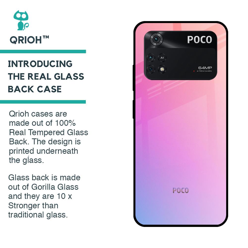 Dusky Iris Glass case for Poco M4 Pro
