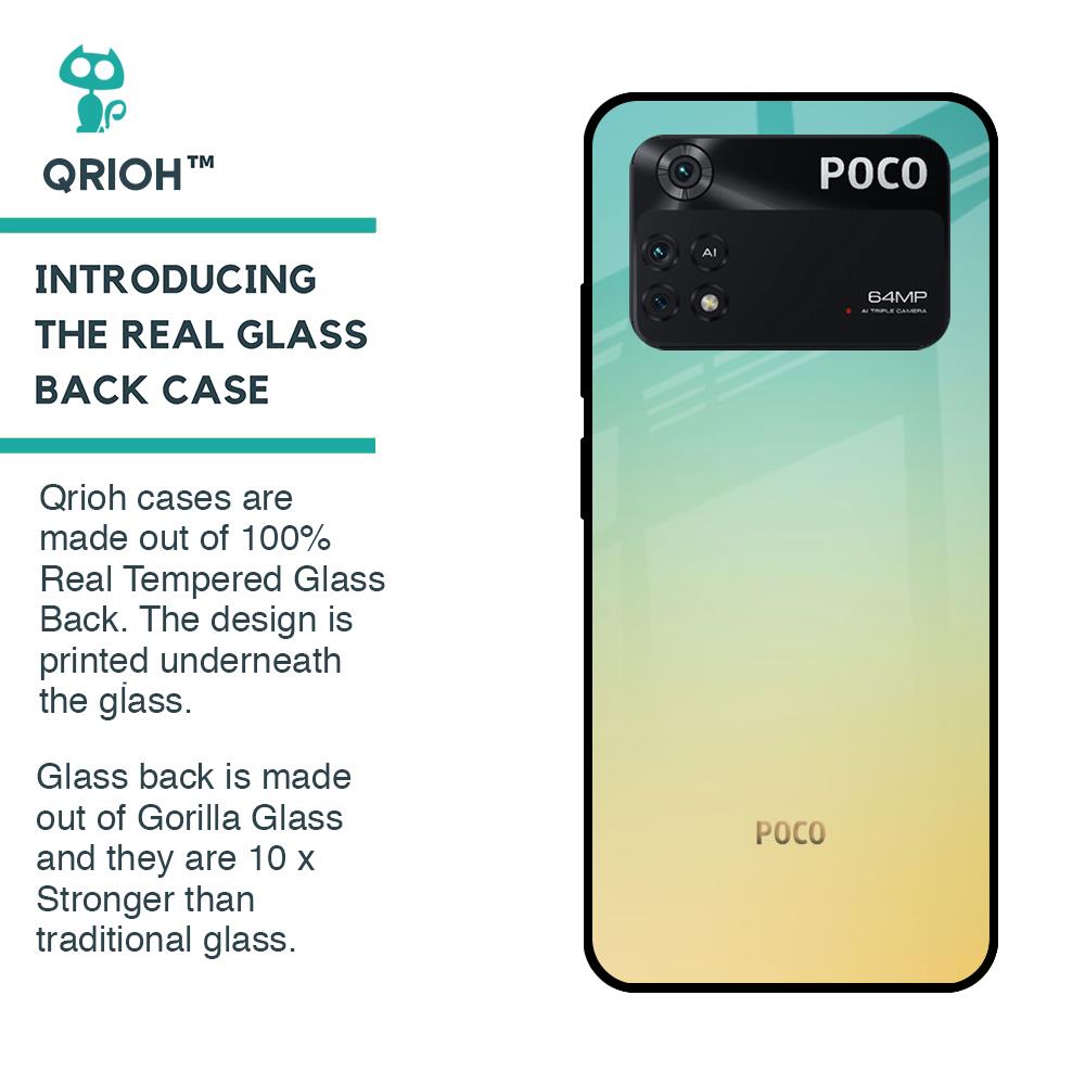 Cool Breeze Glass case for Poco M4 Pro