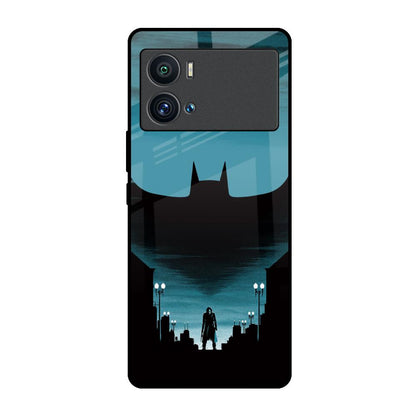 Cyan Bat iQOO 9 Pro Glass Back Cover Online