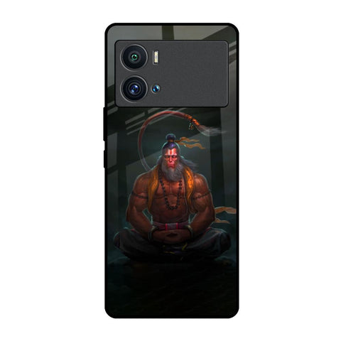 Lord Hanuman Animated iQOO 9 Pro Glass Back Cover Online